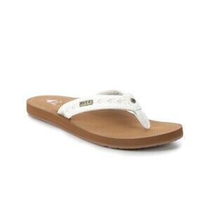 Reef Women's Beachbreak Flip Flop Sandals Size 10 Cloud White